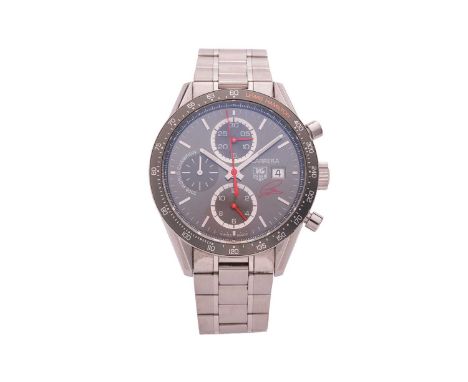 TAG HeuerCarrera Chronograph Lewis Hamilton Limited Edition – numbered 0011/2500Reference: CV201MSerial: RWF1243Bezel: Tachym