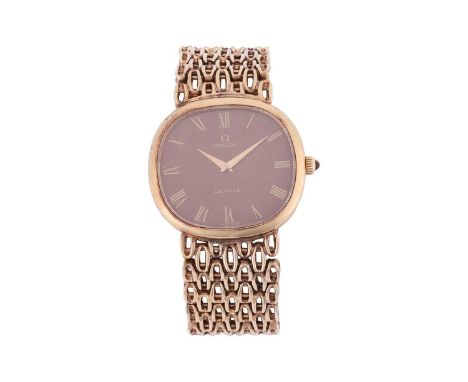 OmegaDe Ville 18ct gold-plated Dress WatchReference: 311.8390 – 467Serial: 36649552Bezel: Smooth, 18ct gold-plated SilverYear