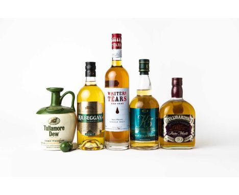 Tullibardine 10 Years Old Pure Malt Scotch Whisky, 1980s bottling, 40% vol 750ml (one bottle), Tullamore Dew Finest Irish Whi
