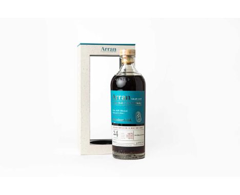 Arran 24 Years Old Single Malt Scotch Whisky, premium cask exclusively bottled for The Whisky Shop, London, cask number 1996/