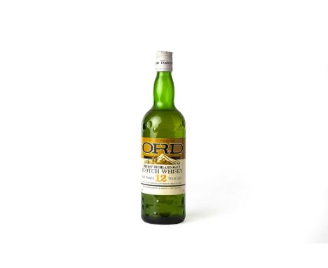 Ord 12 Years Old Finest Highland Malt Scotch Whisky, 1980s Peter Dawson bottling, 40% vol 75cl (one bottle)