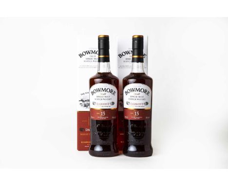 Bowmore 15 Year Old Islay Single Malt Scotch Whisky, Darkest Sherry Cask Finish, 43% vol 700ml, in original cardboard sleeves