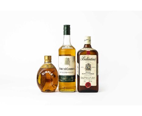 Ballantines Finest Scotch Whisky, blend, 1980s bottling, 40% vol 75cl (one bottle), House Of Commons 12 Year Old No.1 Scotch 