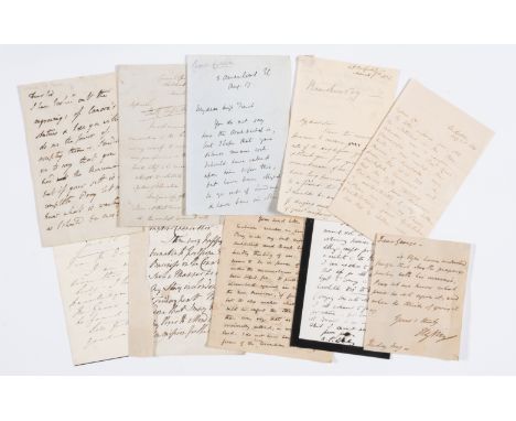 Miscellany.- Collection of letters, including: Canon HP Liddon to Miss Trench, daughter of Richard Trench, Archbishop of Dubl
