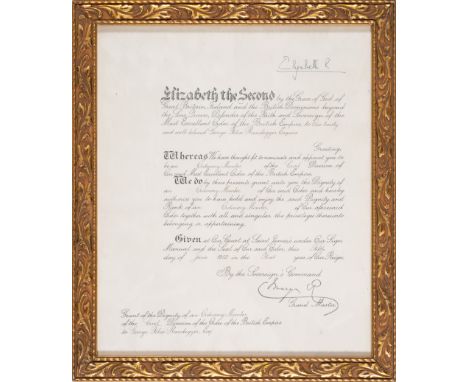 Elizabeth II (Queen of the United Kingdom of Great Britain and Northern Ireland, 1926-2022) 2 Warrants signed "Elizabeth R", 