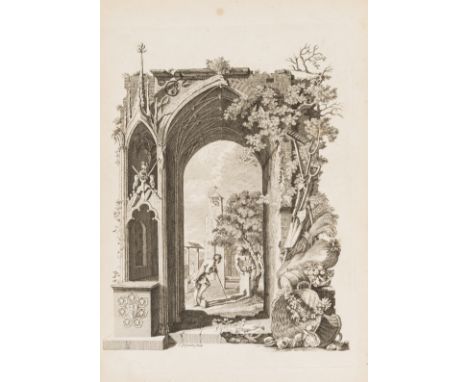 Gray (Thomas) Designs by Mr. R. Bentley, for Six Poems..., first edition, first issue with "Drawings, &amp;c." on half-title,