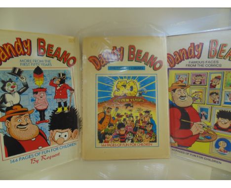 3x Dandy and Beano the first Fifty Years 