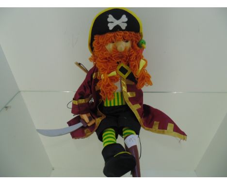 Wooden Pirate Puppet 