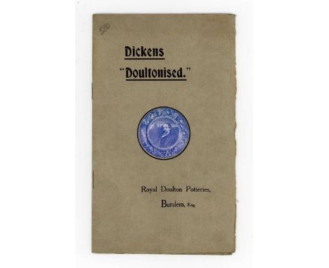 DICKENS, Charles. A large collection of printed and manuscript ephemera relating to Charles Dickens, including booklets, thea