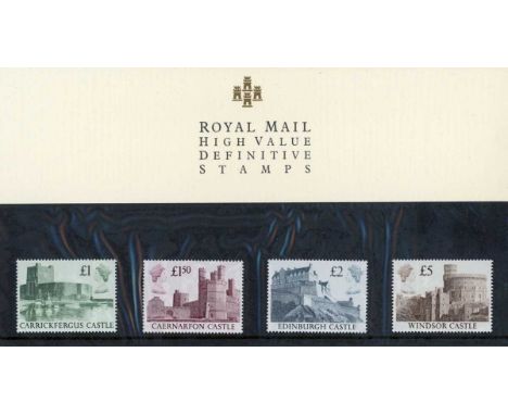 Great Britain presentation packs from 1966 Parliament to 1990s, decimal mint traffic light blocks, miniature sheets to 2000, 