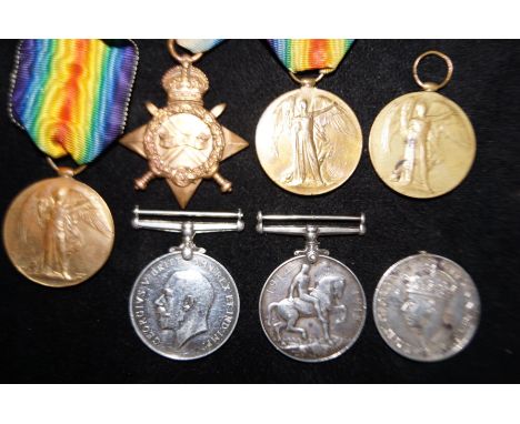 Great War Medals, Victory medal 5709 Private F Horner Loyal North Lancashire Regiment, Victory medal 220056 Driver J Lindley 