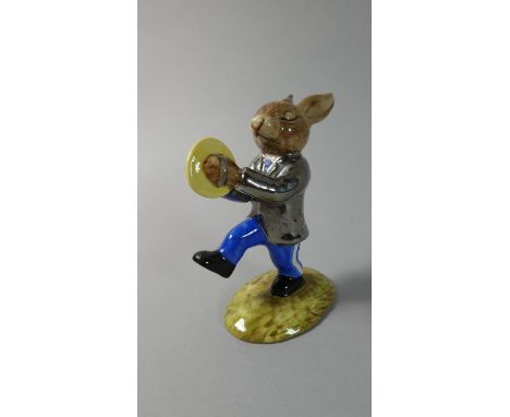 A Prototype Royal Doulton Bunnykins Figure of Bandsman with Cymbals. Mark Inscribed 'This Item It The Property Of Royal Doult