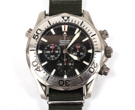 OMEGA - a limited edition stainless steel Seamaster Professional Chronometer America's Cup automatic chronograph wristwatch, 