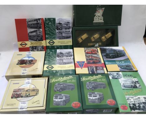 A collection of boxed Corgi, EFE diecast , gift sets and limited editions