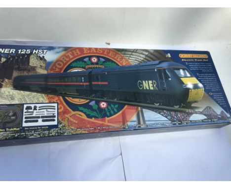 Hornby railway, HO/OO scale, boxed GNER 125 high speed train , electric train set
