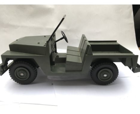 Action man , jeep / Land Rover, unboxed