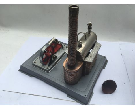 A German made static steam engine
