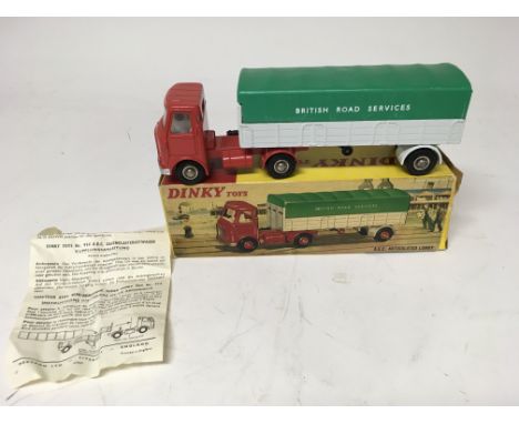 Dinky toys, AEC articulated lorry, boxed, #914, with instructions leaflet