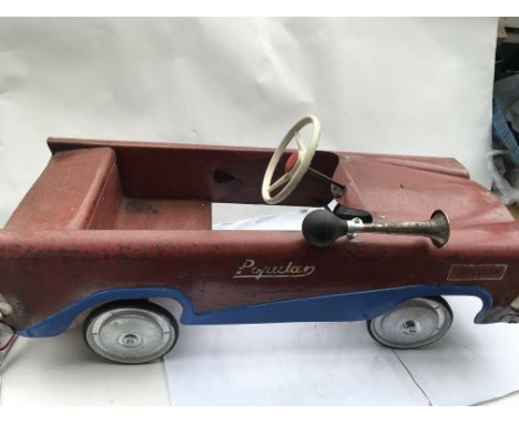 Child's tinplate pedal car , Triang / Lines bros, 