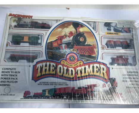 Bachmann HO/OO gauge boxed and sealed trainset, The Old Timer