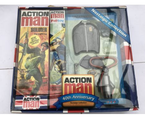 Action man, Underwater explorer, 40th anniversary nostalgic collection, boxed