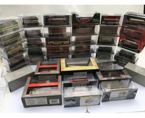 A collection of boxed Corgi , The Original Omnibus series , diecast Buses, x36