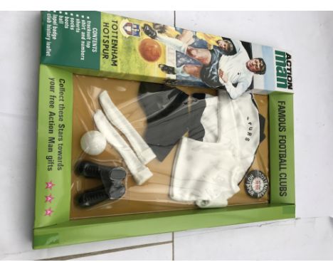 Action man , Tottenham Hotspur football kit, 40th anniversary nostalgic collection, boxed