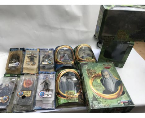 Lord of the rings carded, boxed and loose figures