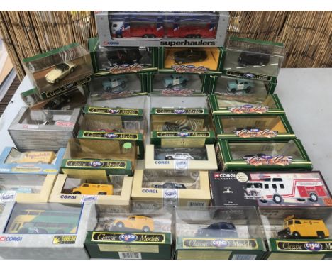 Corgi toys boxed diecast vehicles including police vehicles, road service etc