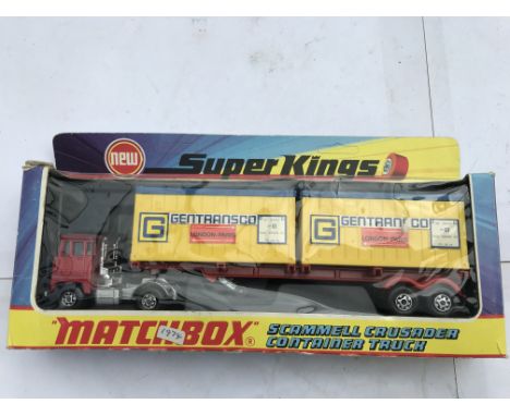Matchbox Superkings, Scammell crusader container truck #K-17