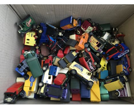 A collection of loose diecast vehicles including corgi, Lledo etc