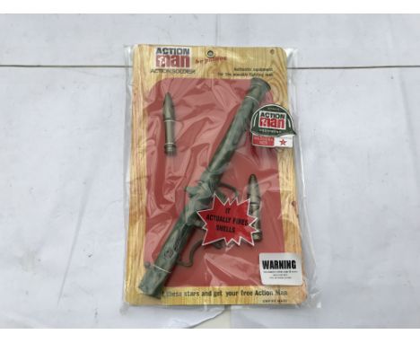 Action man, Bazooka gun, carded , 40th anniversary nostalgic collection.