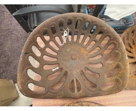A VINTAGE BAMFORD TRACTOR SEAT 