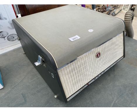 A VINTAGE BUSH RECORD PLAYER 