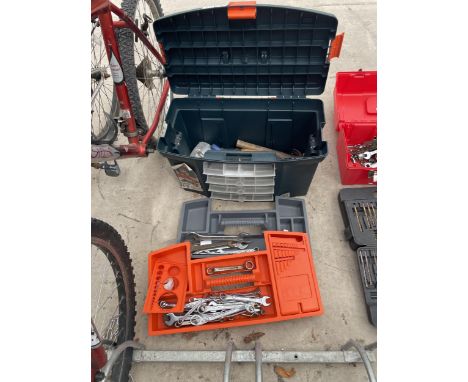 TWO TOOL BOXES AND CONTENTS 