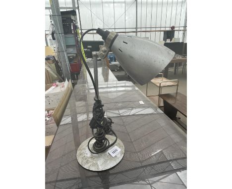 A VINTAGE INDUSTRIAL DESK LAMP 