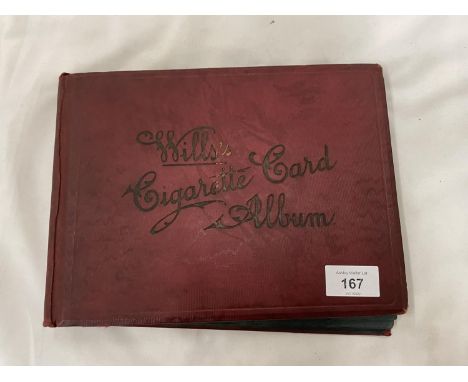 A VINTAGE WILL'S CIGARETTE CARD ALBUM FULL OF FLORAL CARDS 