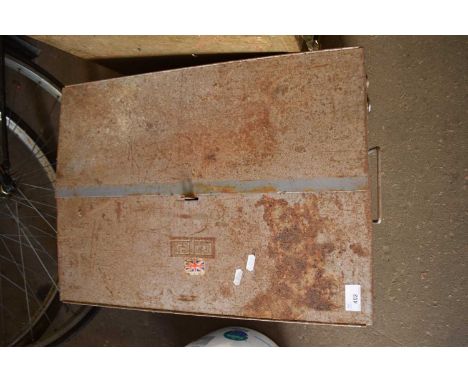 LARGE METAL TOOLBOX AND CONTENTS