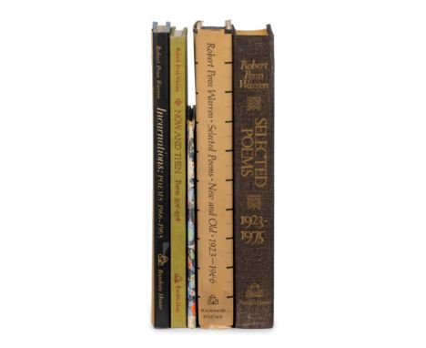 WARREN, Robert Penn (1905-1989). A group of 8 works, ALL SIGNED BY WARREN, comprising:Selected Poems: New and Old, 1923-1966.