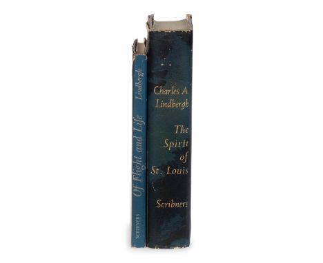 [AVIATION]. LINDBERGH, Charles A., (1902-1974). &nbsp;Two works, comprising: &nbsp;Of Flight and Life. New York: Charles Scri