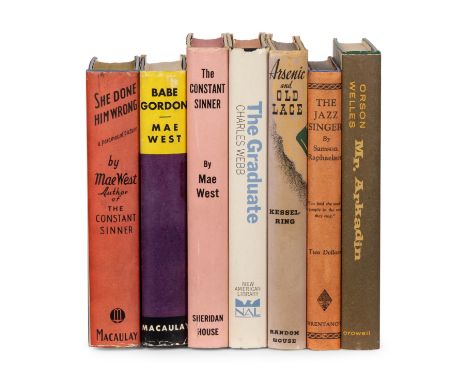 [LITERATURE ADAPTED TO FILM]. A group of 7 works, comprising: &nbsp;KESSERLING, Joseph. Arsenic and Old Lace. NY, 1941. -- RA