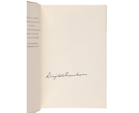 EISENHOWER, Dwight D. (1890-1969). The White House Years: Waging Peace, 1956-1961. Garden City, NY: Doubleday &amp; Company, 
