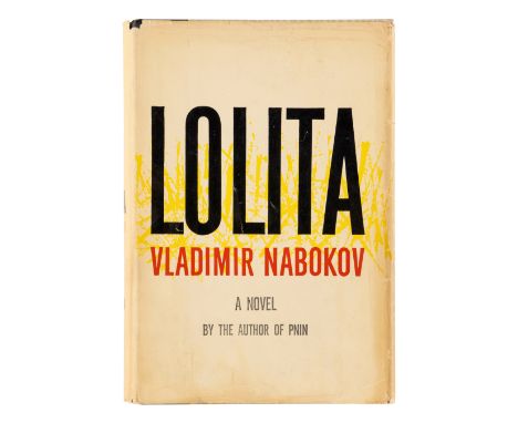 NABOKOV, Vladimir (1899-1977). Lolita. New York: G. P. Putnam's Sons, 1955. &nbsp;8vo. Half-title. Original black cloth-backe