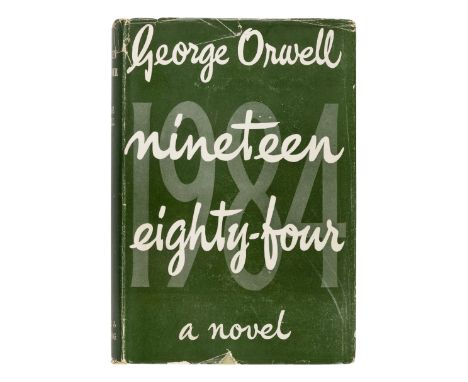 ORWELL, George (1903-1950). &nbsp;Nineteen Eighty-Four. London: Secker &amp; Warburg, 1949. &nbsp;8vo. Half-title. Original g