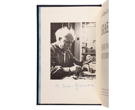 BEN-GURION, David (1886-1973). Israel: a Personal History. New York and Tel Aviv: Funk &amp; Wagnalls and Sabra Books, 1971.4