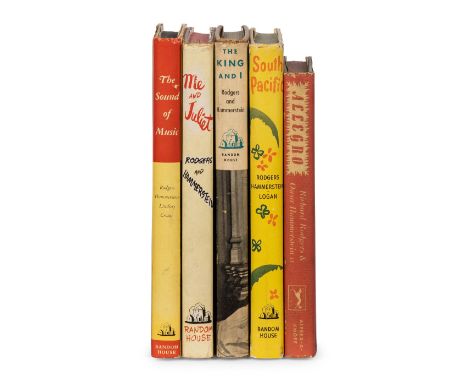 [THEATER - MUSICAL]. A group of 5 works by Richard Rodgers and Oscar Hammerstein, comprising:South Pacific a Musical Play. 19