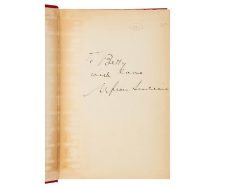 SINCLAIR, Upton (1878-1968). &nbsp;Dragon's Teeth. New York and Pasadena, CA: Published by the Author, 1942.8vo. Original red