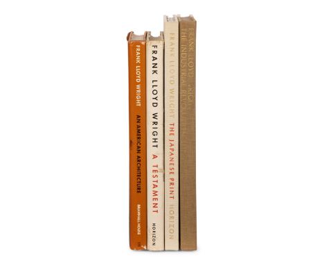 WRIGHT, Frank Lloyd (1867-1959). A group of 12 works, comprising:BROWNELL, Baker et al. Architecture and Modern Life. 1937. -