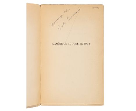 BEAUVOIR, Simone de (1908-1986). A group of 4 works in French, including vols.II-IV of her autobiography, comprising: &nbsp;L