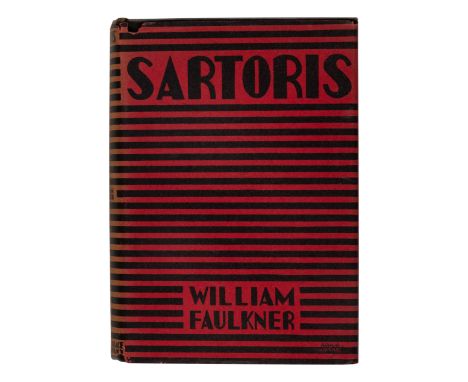 FAULKNER, William (1897-1962). Sartoris. New York: Harcourt, Brace and Company, 1929. &nbsp;8vo. Original black cloth, letter